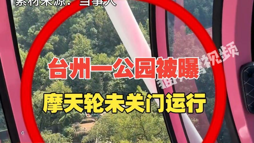 摩天轮没关门就升空 园方回应已开除涉事员工