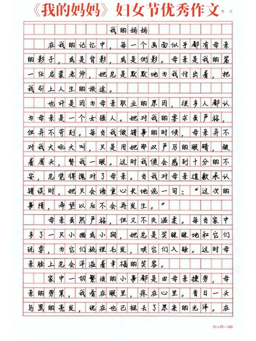 初一女孩作文写三个母亲打动网友
