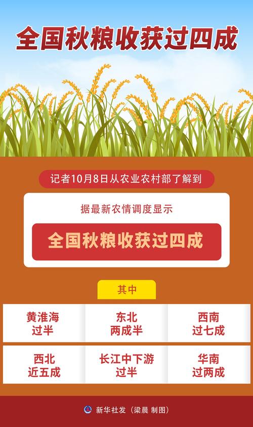 全国秋粮收获过四成 各地进度不一