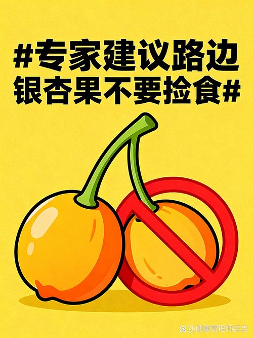 医生提醒勿捡街头银杏果食用